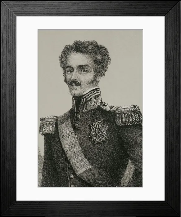 Framed Print : Oscar I of Sweden (1799-1859). King of Sweden Framed Print : Oscar I of Sweden (1799-1859). King of Sweden