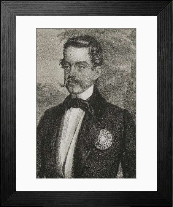 Framed Print : Victor Emmanuel II (1820-1878). Last King of Framed Print : Victor Emmanuel II (1820-1878). Last King of