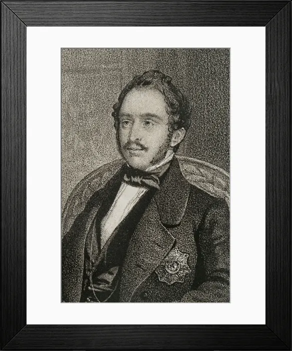 Framed Print : Maximilian II of Bavaria (1811-1864). King of Framed Print : Maximilian II of Bavaria (1811-1864). King of