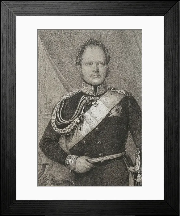Framed Print : Frederick William IV (1795-1861). King of Prussia Framed Print : Frederick William IV (1795-1861). King of Prussia