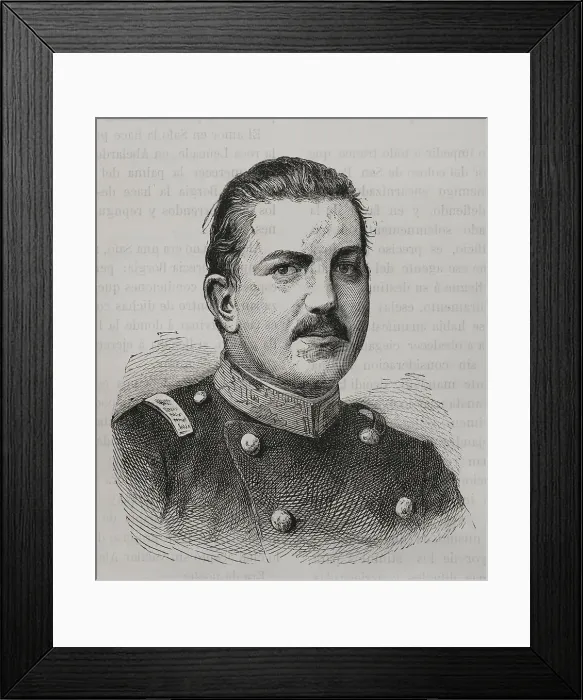 Framed Print : Milan I (1854-1901). Prince of Serbia, as Milan Framed Print : Milan I (1854-1901). Prince of Serbia, as Milan