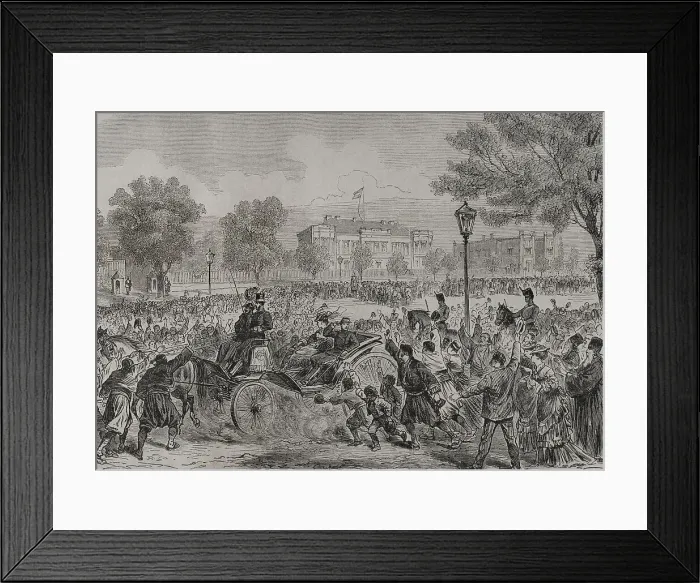 Framed Print : Milan I (1854-1901). Prince of Serbia, as Milan Framed Print : Milan I (1854-1901). Prince of Serbia, as Milan