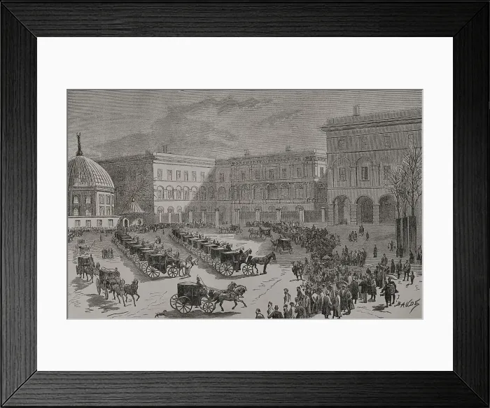 Framed Print : Istanbul, Turkey. Ottoman Parliament Palace. Engraving Framed Print : Istanbul, Turkey. Ottoman Parliament Palace. Engraving