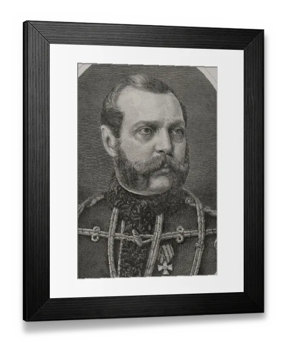 Framed Print : Alexander II of Russia (1818-1881). Czar of Framed Print : Alexander II of Russia (1818-1881). Czar of