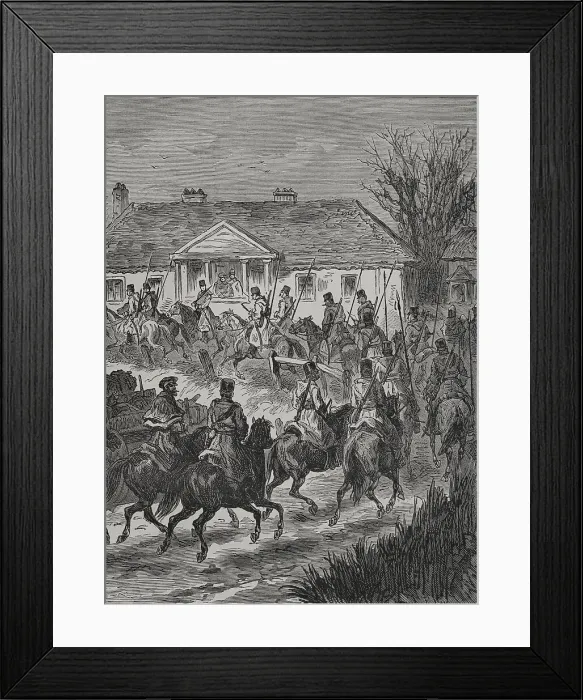 Framed Print : Russo-Turkish War (1877-1878). Russian Imperial Framed Print : Russo-Turkish War (1877-1878). Russian Imperial