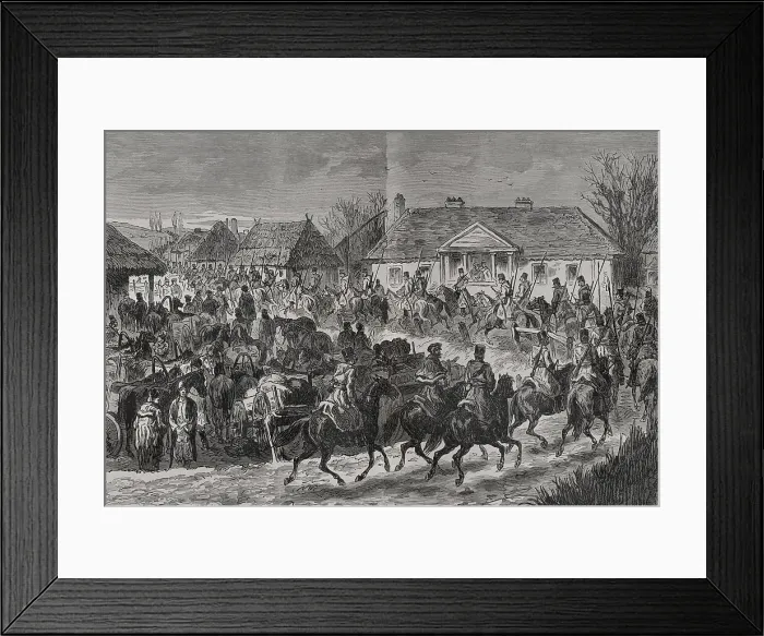 Framed Print : Russo-Turkish War (1877-1878). Russian Imperial Framed Print : Russo-Turkish War (1877-1878). Russian Imperial