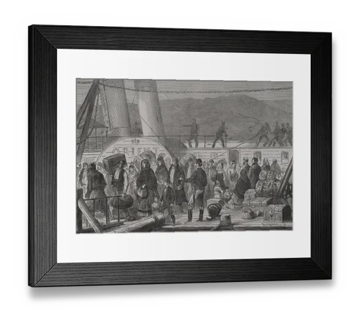 Framed Print : Russo-Turkish War (1877-1878). Landing in Baziarch Framed Print : Russo-Turkish War (1877-1878). Landing in Baziarch