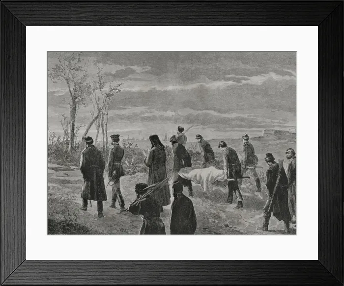 Framed Print : Russo-Turkish War (1877-1878). Siege of Plevna Framed Print : Russo-Turkish War (1877-1878). Siege of Plevna