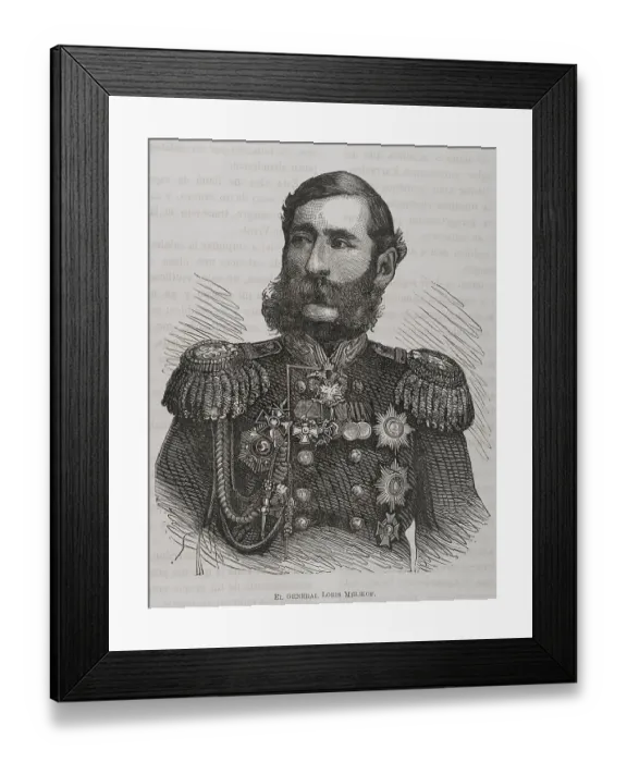 Framed Print : Mikhail Loris-Melikov (1824-1888). Russian politician Framed Print : Mikhail Loris-Melikov (1824-1888). Russian politician