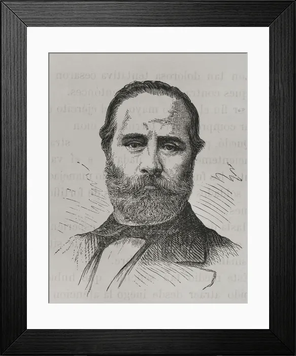Framed Print : Marko Balabanov (1837-1921). Bulgarian journalist Framed Print : Marko Balabanov (1837-1921). Bulgarian journalist