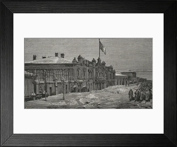 Framed Print : Russo-Turkish War (1877-1878). Bessarabia Framed Print : Russo-Turkish War (1877-1878). Bessarabia