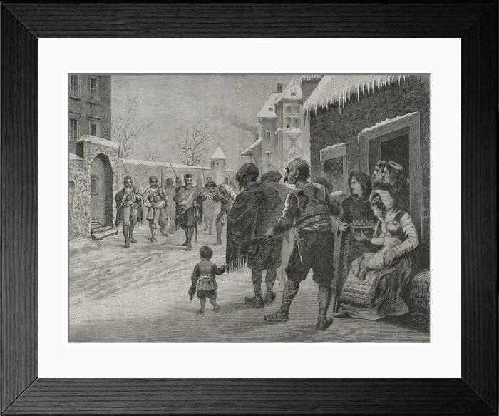 Framed Print : Serbiana??Ottoman Wars (1876-1878). Arrival of Framed Print : Serbiana??Ottoman Wars (1876-1878). Arrival of
