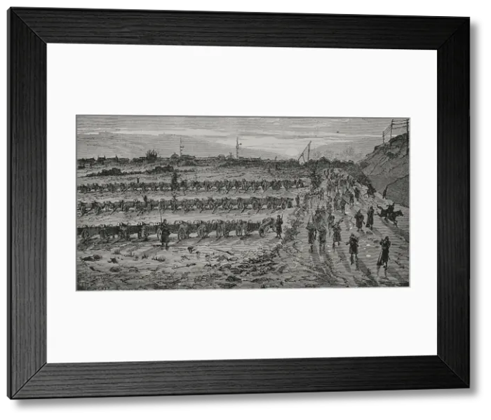 Framed Print : Russo-Turkish War (1877-1878). Surrender of Framed Print : Russo-Turkish War (1877-1878). Surrender of