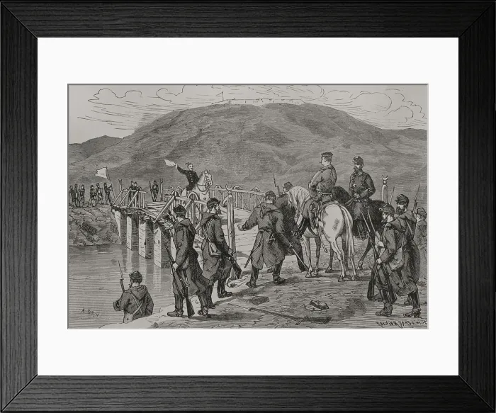 Framed Print : Russo-Turkish War (1877-1878). Surrender of Framed Print : Russo-Turkish War (1877-1878). Surrender of