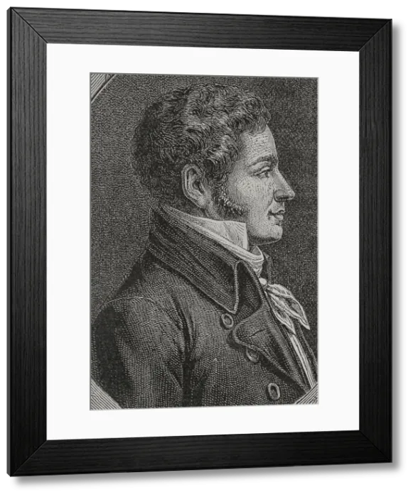 Framed Print : Marc-David Alba Lasource (1763-1793). French politician Framed Print : Marc-David Alba Lasource (1763-1793). French politician