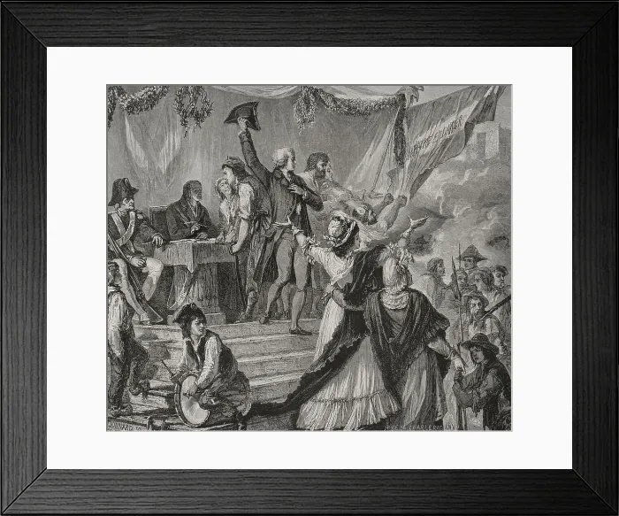 Framed Print : The National Assembly declared La Patrie en danger Framed Print : The National Assembly declared La Patrie en danger