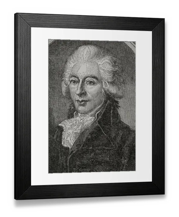 Framed Print : Armand Gensonne (1758-1793). French politician Framed Print : Armand Gensonne (1758-1793). French politician