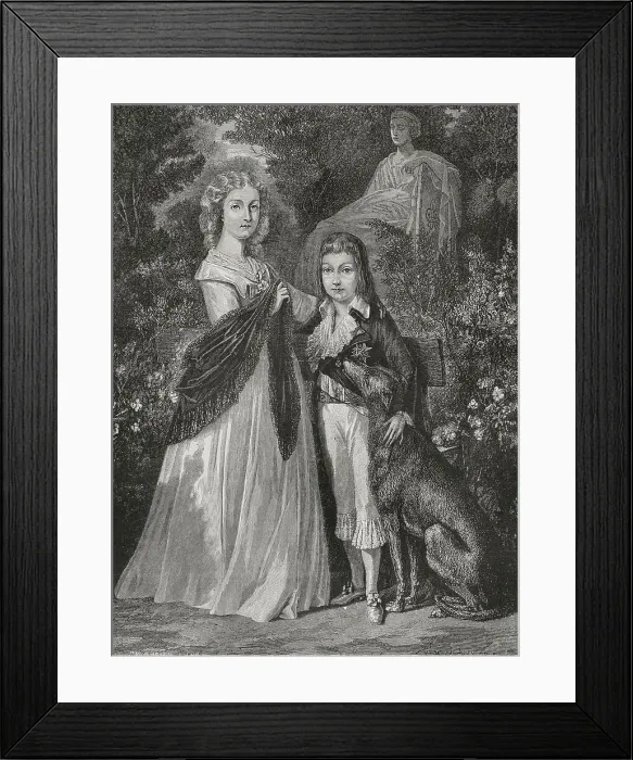 Framed Print : Marie-Therese (1778-1851), called Madame Royale Framed Print : Marie-Therese (1778-1851), called Madame Royale