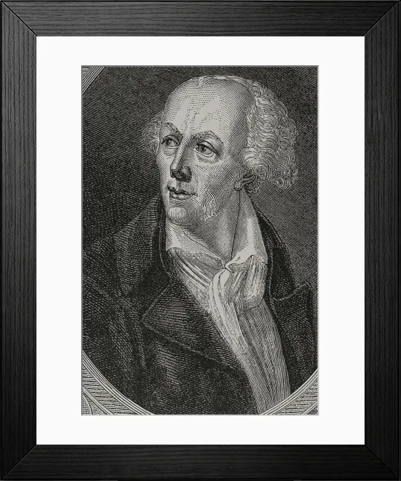 Framed Print : Joseph Servan (1741-1808). French general. Portrait Framed Print : Joseph Servan (1741-1808). French general. Portrait