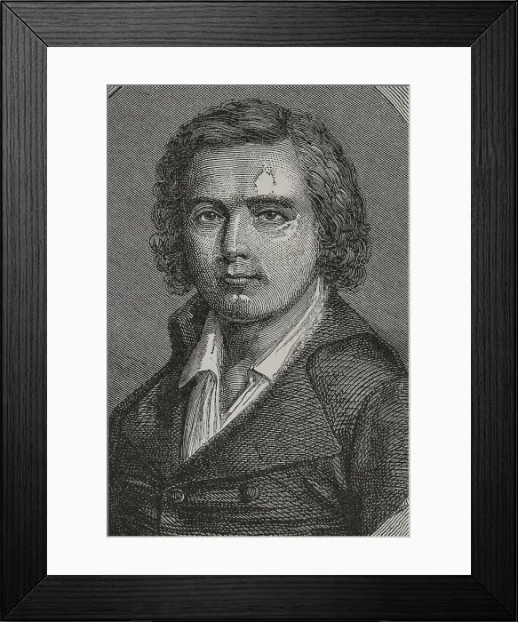 Framed Print : Jean-Baptiste Rougier (1757-1836). French agronomist Framed Print : Jean-Baptiste Rougier (1757-1836). French agronomist