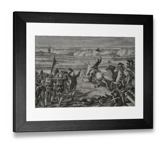 Framed Print : Battle of Valmy or Cannonade of Valmy (September) Framed Print : Battle of Valmy or Cannonade of Valmy (September)