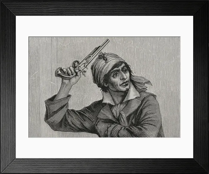 Framed Print : Jean-Paul Marat (1743-1793). French politician