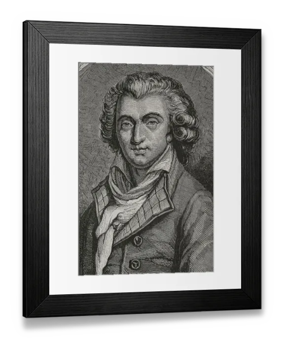 Framed Print : Fabre d'Eglantine (Philippe-Francois-Nazaire Fabre) Framed Print : Fabre d'Eglantine (Philippe-Francois-Nazaire Fabre)