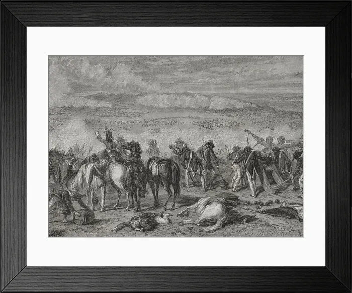 Framed Print : French Revolutionary Wars. Battle of Jemappes Framed Print : French Revolutionary Wars. Battle of Jemappes