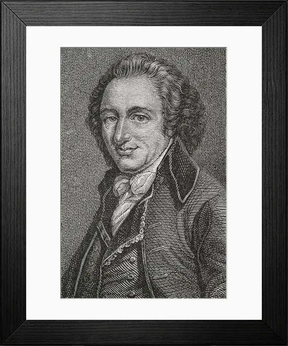 Framed Print : Thomas Paine (1737-1809). British-American author. Portrait Framed Print : Thomas Paine (1737-1809). British-American author. Portrait