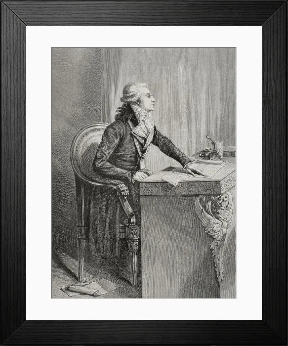 Framed Print : Bertrand Barere (1755-1841). French lawyer Framed Print : Bertrand Barere (1755-1841). French lawyer
