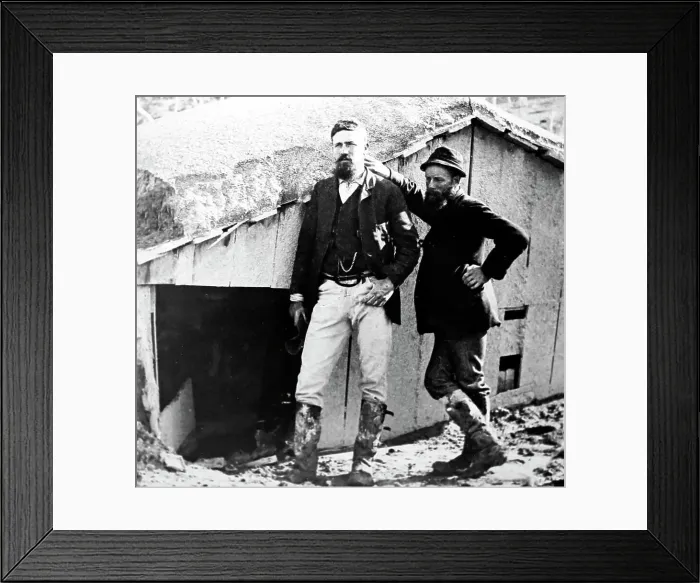 Framed Print : Settlers, New Zealand, early 1900s Framed Print : Settlers, New Zealand, early 1900s
