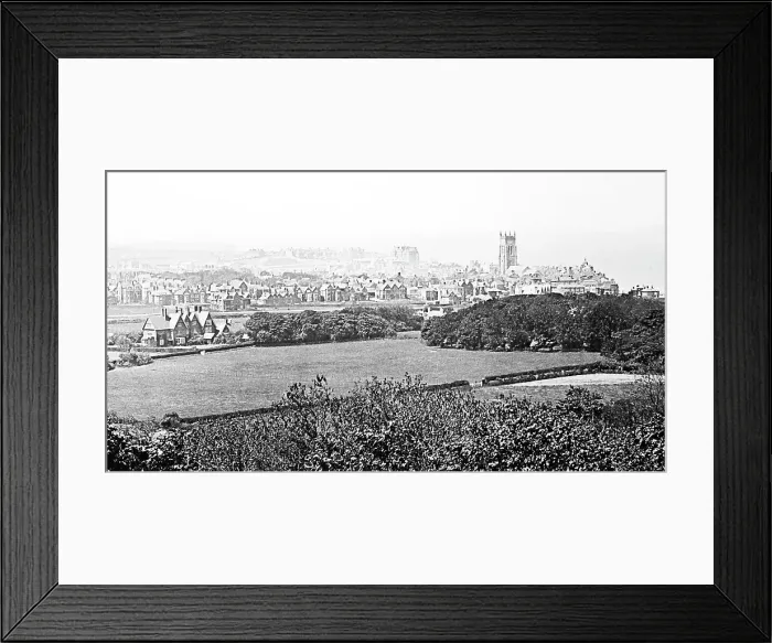 Framed Print : A distant view of Cromer, Norfolk, Victorian period