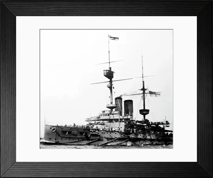 Framed Print : HMS Formidable, early 1900s Framed Print : HMS Formidable, early 1900s