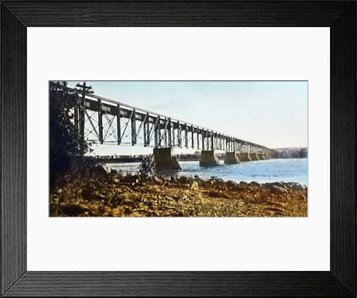 Framed Print : Hawkesbury Bridge, Ontario, Canada, early 1900s Framed Print : Hawkesbury Bridge, Ontario, Canada, early 1900s