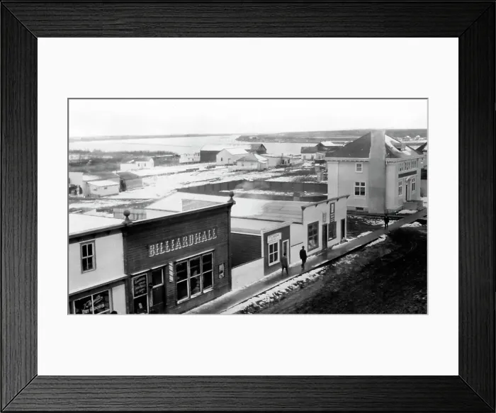 Framed Print : Peace River Landing, Alberta, Canada, early 1900s Framed Print : Peace River Landing, Alberta, Canada, early 1900s