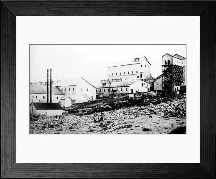 Framed Print : Nipissing Silver Mine, Cobalt, Ontario, Canada, early 1900s Framed Print : Nipissing Silver Mine, Cobalt, Ontario, Canada, early 1900s