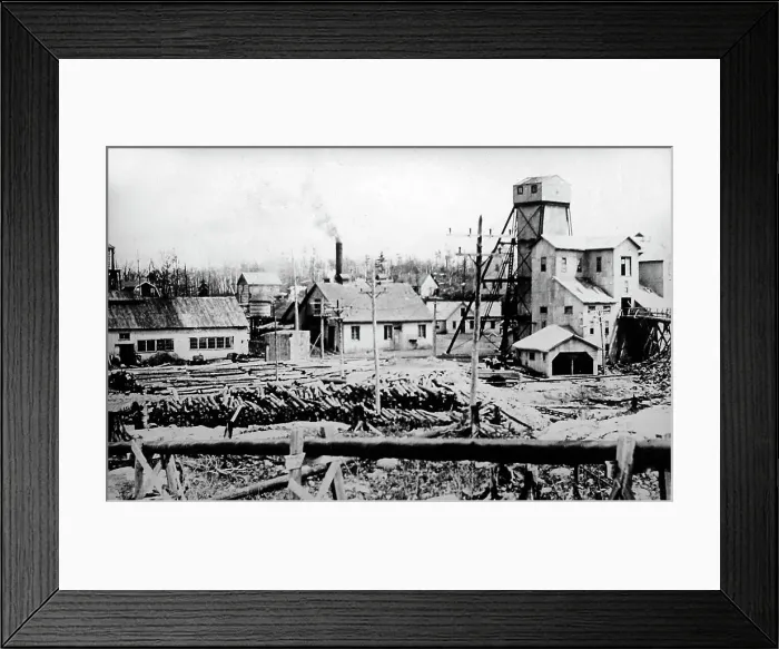 Framed Print : Temiskaming Mine, Cobalt, Ontario, Canada, early 1900s Framed Print : Temiskaming Mine, Cobalt, Ontario, Canada, early 1900s