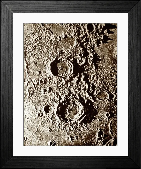 Framed Print : Nasmyth's model moon photograph, Aristotle and Eudoxus Framed Print : Nasmyth's model moon photograph, Aristotle and Eudoxus