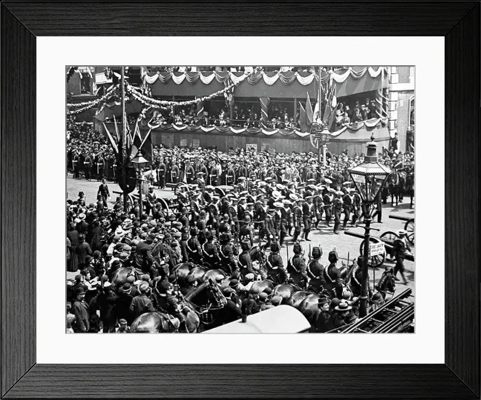 Framed Print : Naval Detachment, Queen Victoria's Diamond Jubilee parade Framed Print : Naval Detachment, Queen Victoria's Diamond Jubilee parade