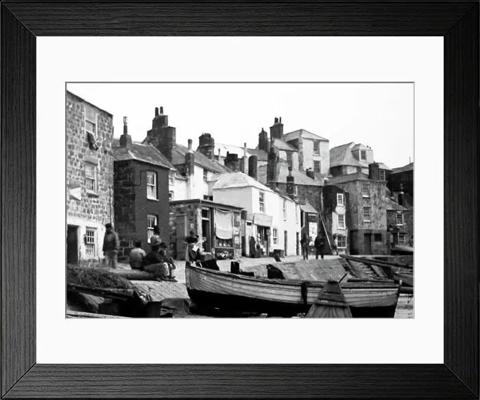 Framed Print : St. Ives, Cornwall, Victorian period Framed Print : St. Ives, Cornwall, Victorian period