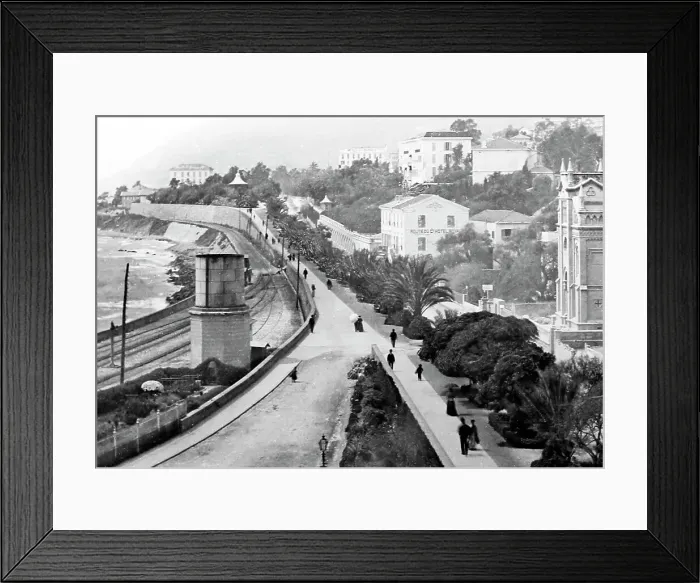 Framed Print : Sanremo, Italy, Victorian period Framed Print : Sanremo, Italy, Victorian period