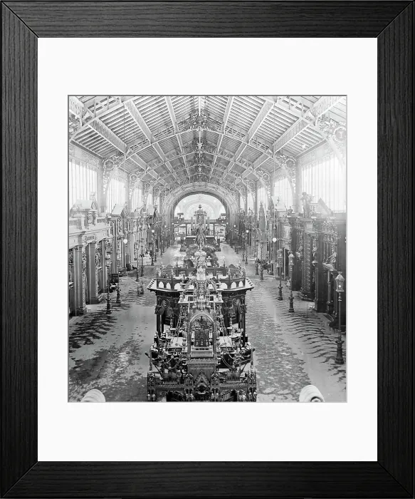 Framed Print : The Nave, Exposition Universelle, Paris, 1889 Framed Print : The Nave, Exposition Universelle, Paris, 1889