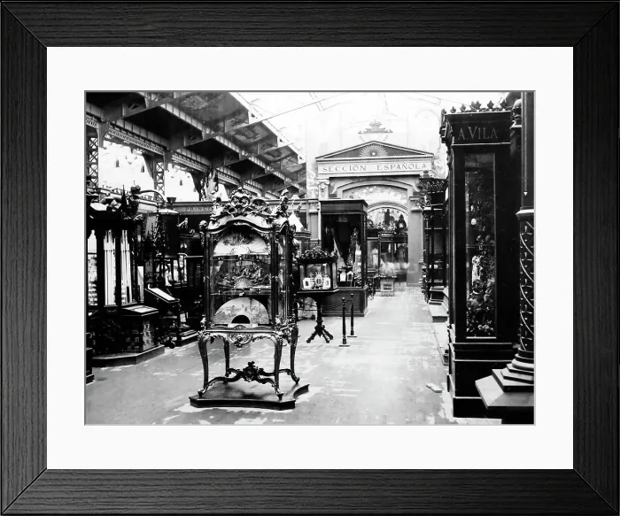 Framed Print : Spanish Pavilion, Exposition Universelle, Paris, 1889 Framed Print : Spanish Pavilion, Exposition Universelle, Paris, 1889