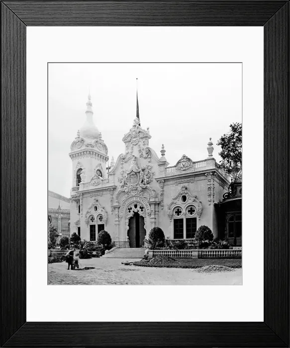 Framed Print : Venezuela Pavilion, Exposition Universelle, Paris, 1889 Framed Print : Venezuela Pavilion, Exposition Universelle, Paris, 1889