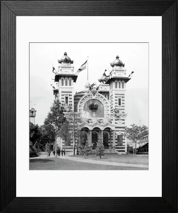 Framed Print : Bolivian Pavilion, Exposition Universelle, Paris, 1889 Framed Print : Bolivian Pavilion, Exposition Universelle, Paris, 1889