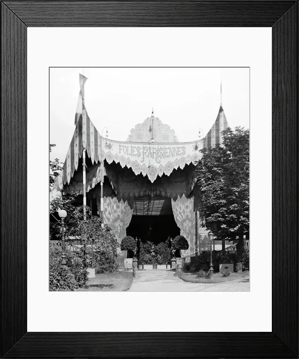Framed Print : Folies Parisiennes Pavilion, Exposition Universelle, Paris Framed Print : Folies Parisiennes Pavilion, Exposition Universelle, Paris