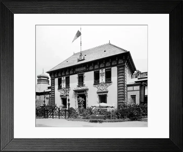 Framed Print : Press Pavilion, Exposition Universelle, Paris, 1889 Framed Print : Press Pavilion, Exposition Universelle, Paris, 1889