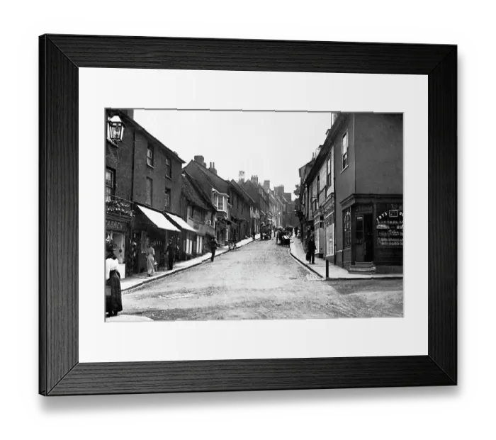 Framed Print : Street near the Fish Quay, Hartlepool early 1900s Framed Print : Street near the Fish Quay, Hartlepool early 1900s