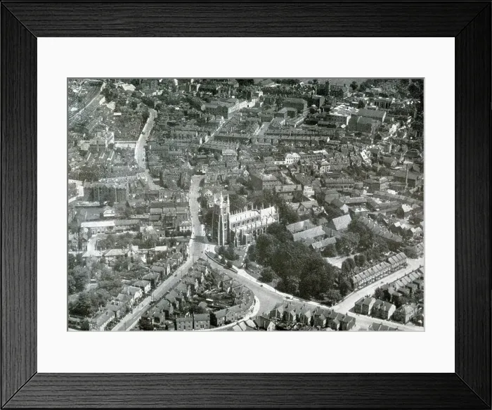 Framed Print : Aerial View of Croydon, Surrey Framed Print : Aerial View of Croydon, Surrey