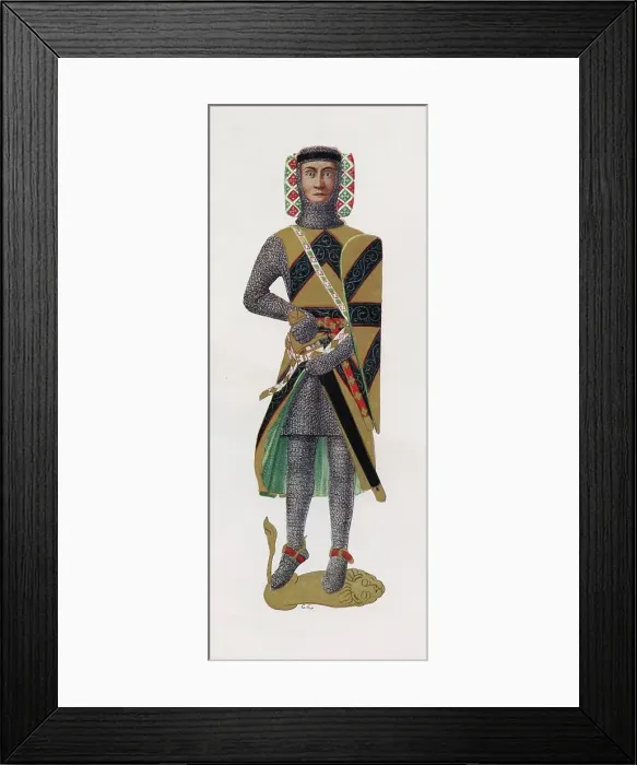 Framed Print : Crusader Knight, Edmund Plantagenet, Earl of Lancaster Framed Print : Crusader Knight, Edmund Plantagenet, Earl of Lancaster
